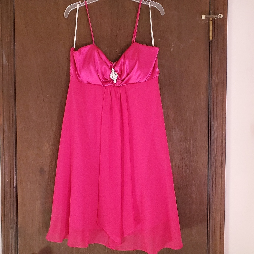 Fuschia Homecoming Dress